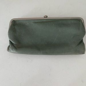 Hobo Green Leather Wallet